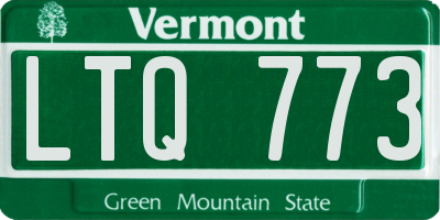 VT license plate LTQ773