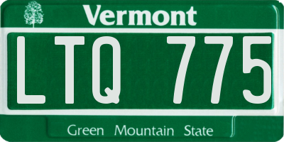 VT license plate LTQ775