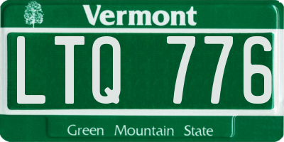 VT license plate LTQ776