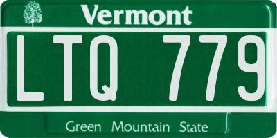 VT license plate LTQ779