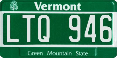 VT license plate LTQ946