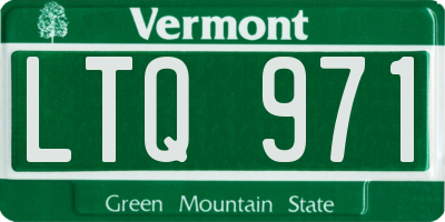 VT license plate LTQ971