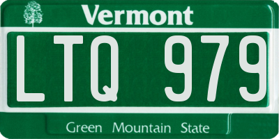 VT license plate LTQ979