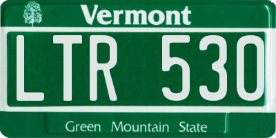 VT license plate LTR530