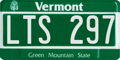 VT license plate LTS297