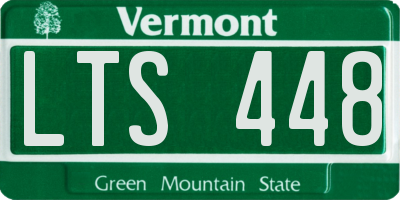 VT license plate LTS448