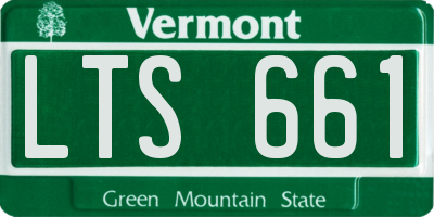 VT license plate LTS661