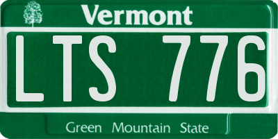 VT license plate LTS776
