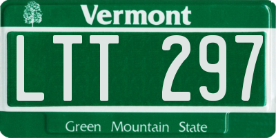 VT license plate LTT297