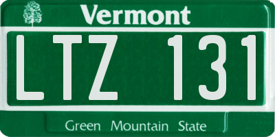 VT license plate LTZ131