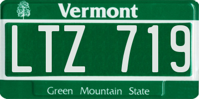 VT license plate LTZ719