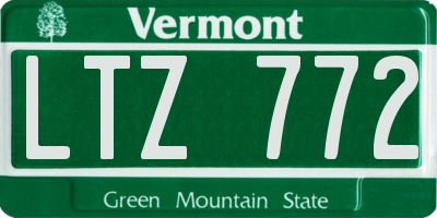 VT license plate LTZ772