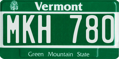 VT license plate MKH780