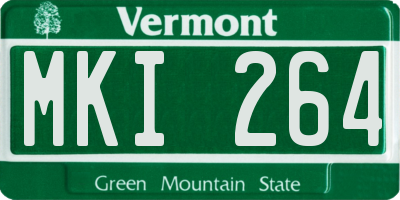 VT license plate MKI264