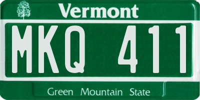 VT license plate MKQ411