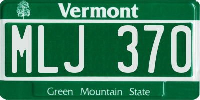 VT license plate MLJ370
