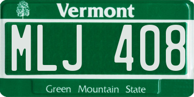 VT license plate MLJ408
