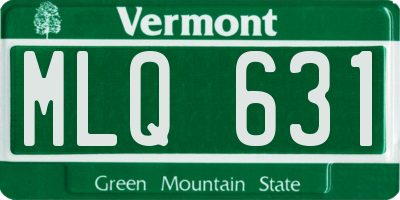 VT license plate MLQ631