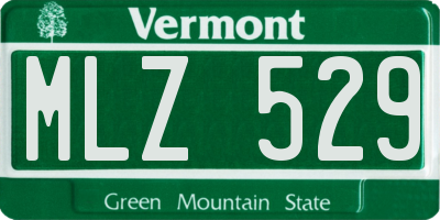 VT license plate MLZ529