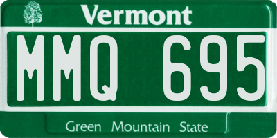 VT license plate MMQ695