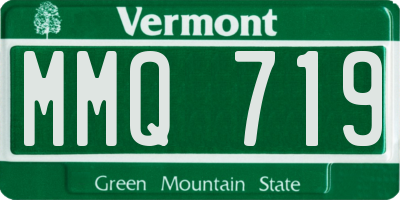 VT license plate MMQ719