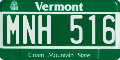 VT license plate MNH516