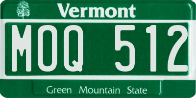 VT license plate MOQ512