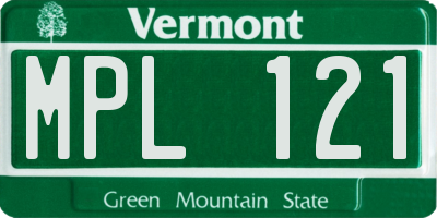 VT license plate MPL121
