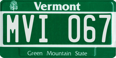 VT license plate MVI067