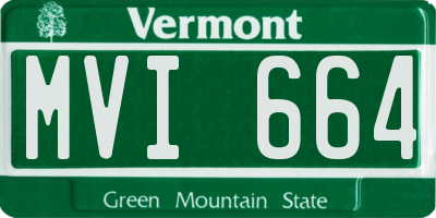 VT license plate MVI664