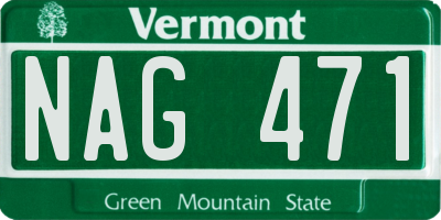 VT license plate NAG471