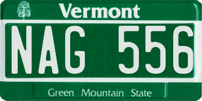 VT license plate NAG556