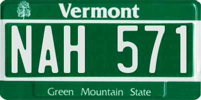 VT license plate NAH571
