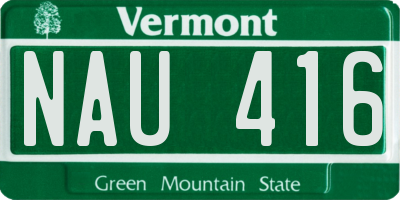 VT license plate NAU416