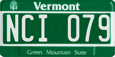 VT license plate NCI079