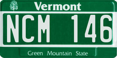 VT license plate NCM146