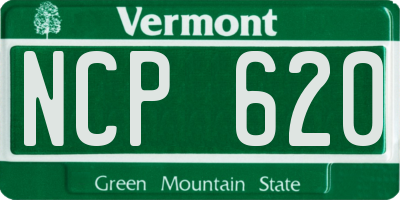 VT license plate NCP620