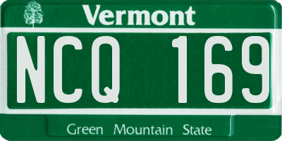 VT license plate NCQ169