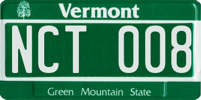 VT license plate NCT008