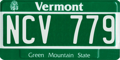 VT license plate NCV779
