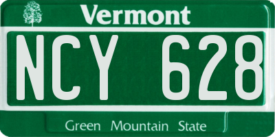 VT license plate NCY628