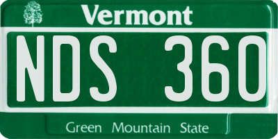 VT license plate NDS360