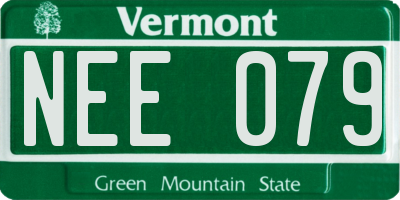 VT license plate NEE079