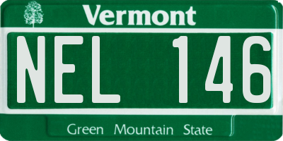 VT license plate NEL146