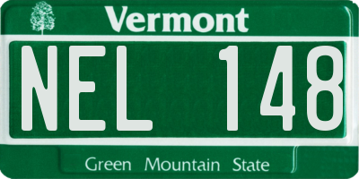 VT license plate NEL148