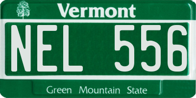 VT license plate NEL556