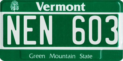 VT license plate NEN603