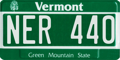 VT license plate NER440