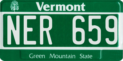 VT license plate NER659