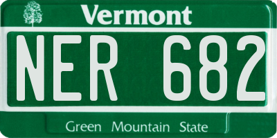 VT license plate NER682